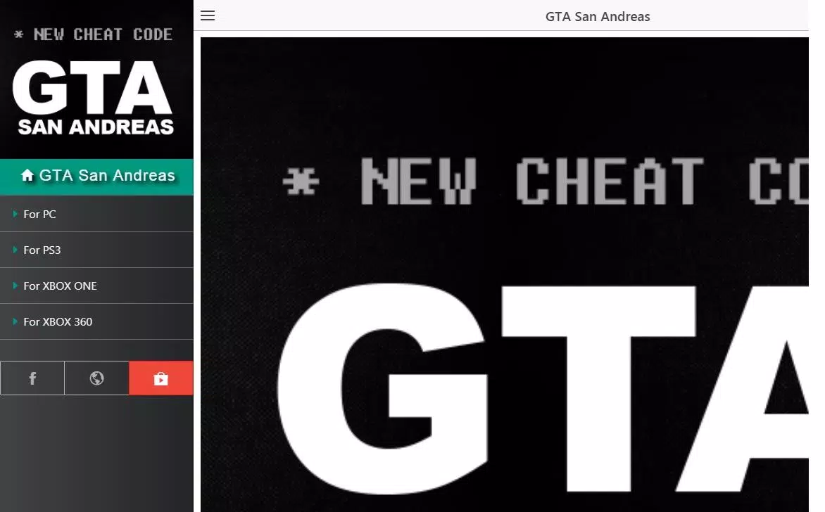 Tips Cheats Codes G.T.A San andreas PS3 APK for Android Download