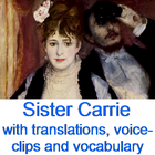 Sister Carrie Theodore Dreiser ไอคอน