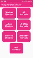 Computer Shortcut Keys - Computer Guides and Tips Affiche