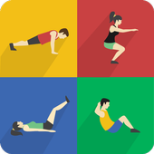 Home workouts to stay fit ไอคอน