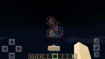 Fireworks in sandbox for MCPE Xmas 截图 1