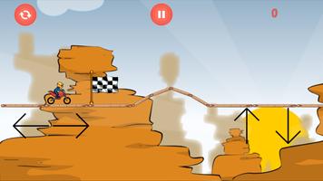 Desert Motocross - racing game Affiche