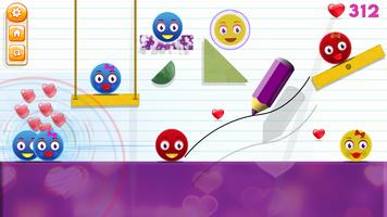 Love Ball - Physics Puzzle poster