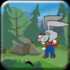 Super Rabbit  Run Jungle icône