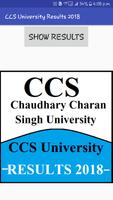 CCS University Results 2018 poster