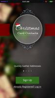 Christmas Card Contacts Affiche