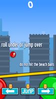 Beach Balls vs Red Ball Affiche