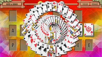 Aces & Kings Solitaire Hearts تصوير الشاشة 1