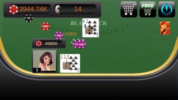 برنامه‌نما BlackJack 21-（Casino Poker） عکس از صفحه