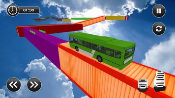 Impossible Driving Crazy Bus Stunt: Sky Race ảnh chụp màn hình 1