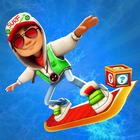 Súper tren superhéroes Raider: Metro practica surf icono