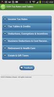 برنامه‌نما CCH Tax Rates and Tables عکس از صفحه