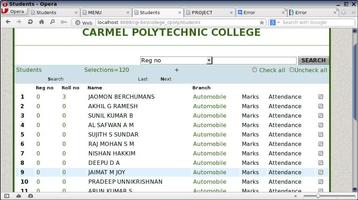 Polytechnic College Admin capture d'écran 1