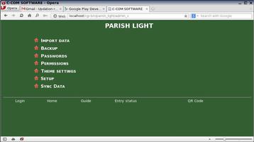 Parish Light -Parish database imagem de tela 1