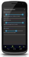 برنامه‌نما Exposure calculator عکس از صفحه