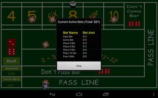 Free Craps Screenshot 1