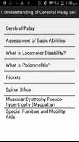 Cerebral Palsy capture d'écran 3