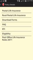 Postal Life Insurance اسکرین شاٹ 2