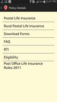 Postal Life Insurance capture d'écran 2