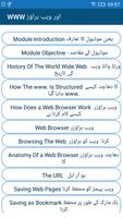 Basics of WWW Urdu تصوير الشاشة 1
