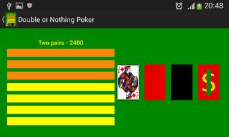 Double or Nothing Poker Screenshot 2