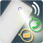 آیکون‌ Flash on Call and SMS Alert