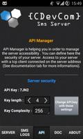 SMS Server syot layar 2