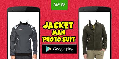Men Jacket Photo Suit Editor Affiche