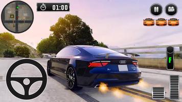 City Driving Audi Car Simulator Affiche