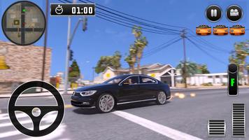 City Driving Volkswagen Car Simulator capture d'écran 2