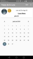 Calendario Lunar Poster