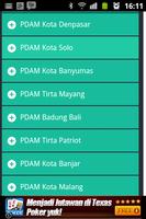 Info Cek Tagihan PDAM الملصق