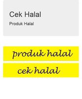 Cek info Halal syot layar 1