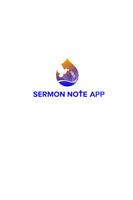 Sermon Note Affiche
