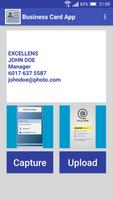 Business Card App syot layar 2