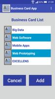 Business Card App capture d'écran 3