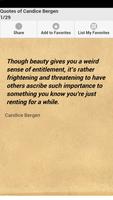 Quotes of Candice Bergen 포스터