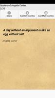 Quotes of Angela Carter ảnh chụp màn hình 1