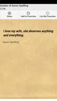 Quotes of Aaron Spelling 海报