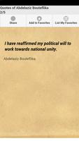 Quotes of Abdelaziz Bouteflika скриншот 1