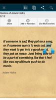 Quotes of Adam Hicks 截图 1