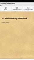 Quotes of Adam Petty 海报