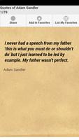 Quotes of Adam Sandler Affiche