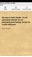 Quotes of Adam Sandler ภาพหน้าจอ 1