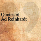Quotes of Ad Reinhardt ícone