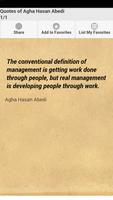 Quotes of Agha Hasan Abedi Affiche