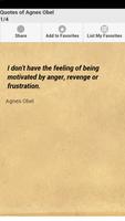 Quotes of Agnes Obel 海報
