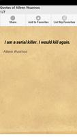Quotes of Aileen Wuornos poster
