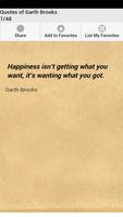 Quotes of Garth Brooks पोस्टर