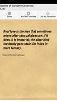 Quotes of Giacomo Casanova poster